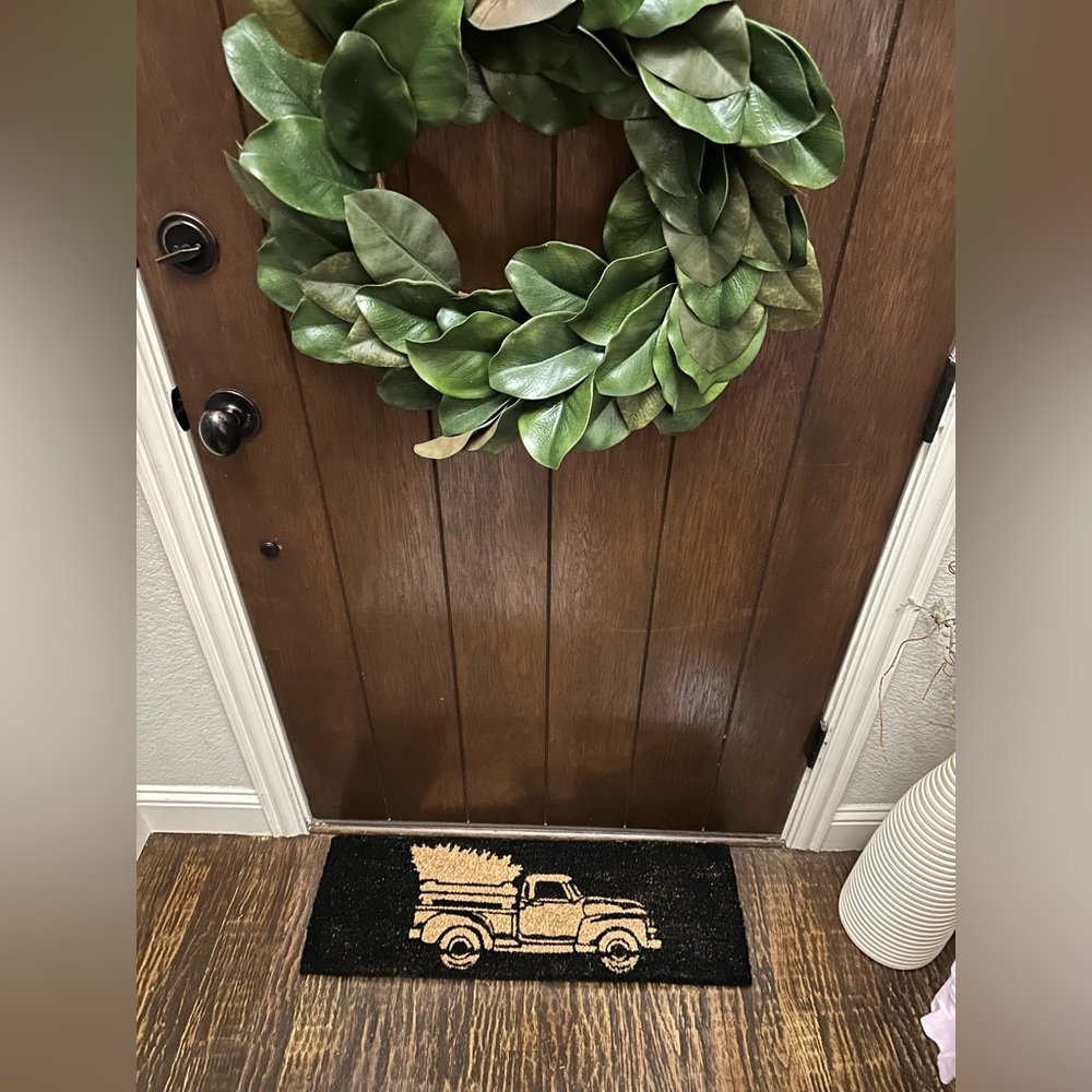 NEW In package! Christmas Tree Truck Door Mat
